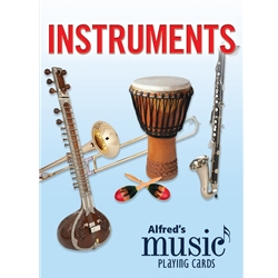 Musical Instrument Playing Cards