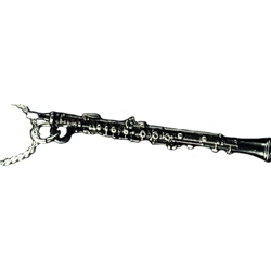 Black Finish Oboe Necklace